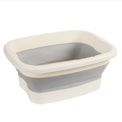 1pc Foldable Foot Bath bucket, Foot Bath Tool, Foot Bath Massager, Foot Soaking Basin, Large Foot Soaking Basin Bath\u002FBathroom Accessories