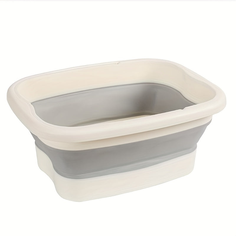 1pc Foldable Foot Bath bucket, Foot Bath Tool, Foot Bath Massager, Foot Soaking Basin, Large Foot Soaking Basin Bath\u002FBathroom Accessories